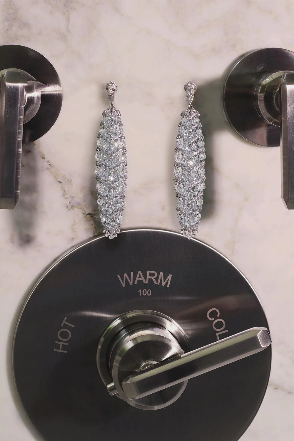 Diamond Chandelier Drop Earrings