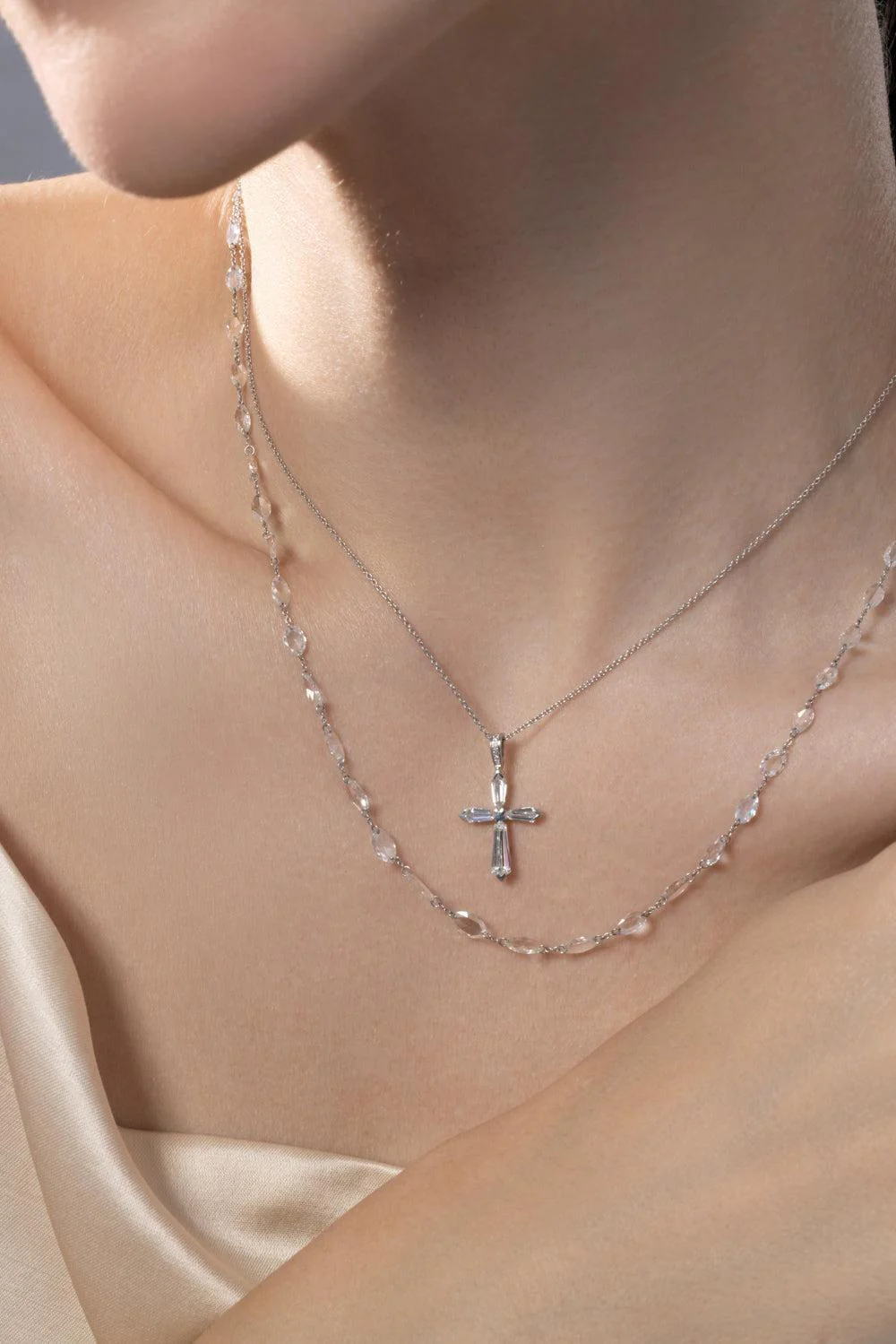 Diamond Ethereal Chain Necklace - Image 3