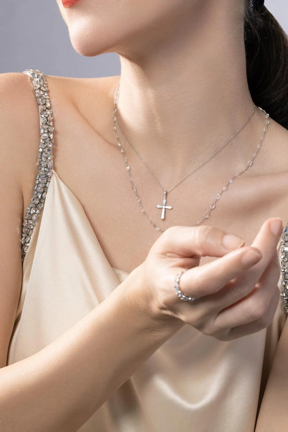 Diamond Ethereal Chain Necklace - Image 4
