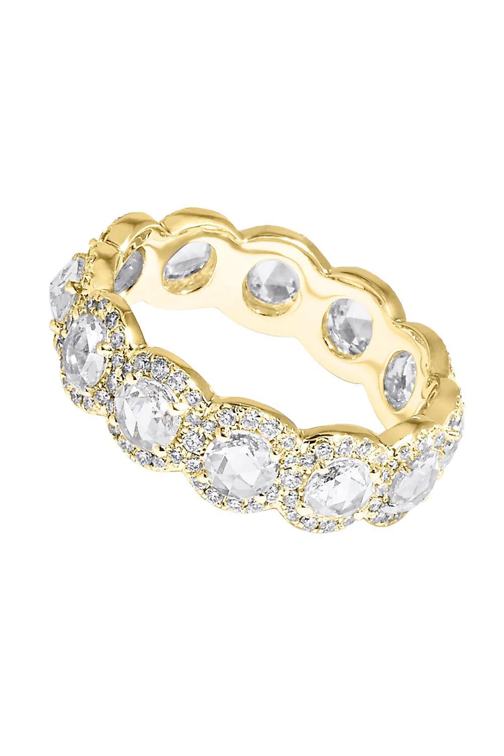 Diamond Scallop Eternity Ring - Image 5