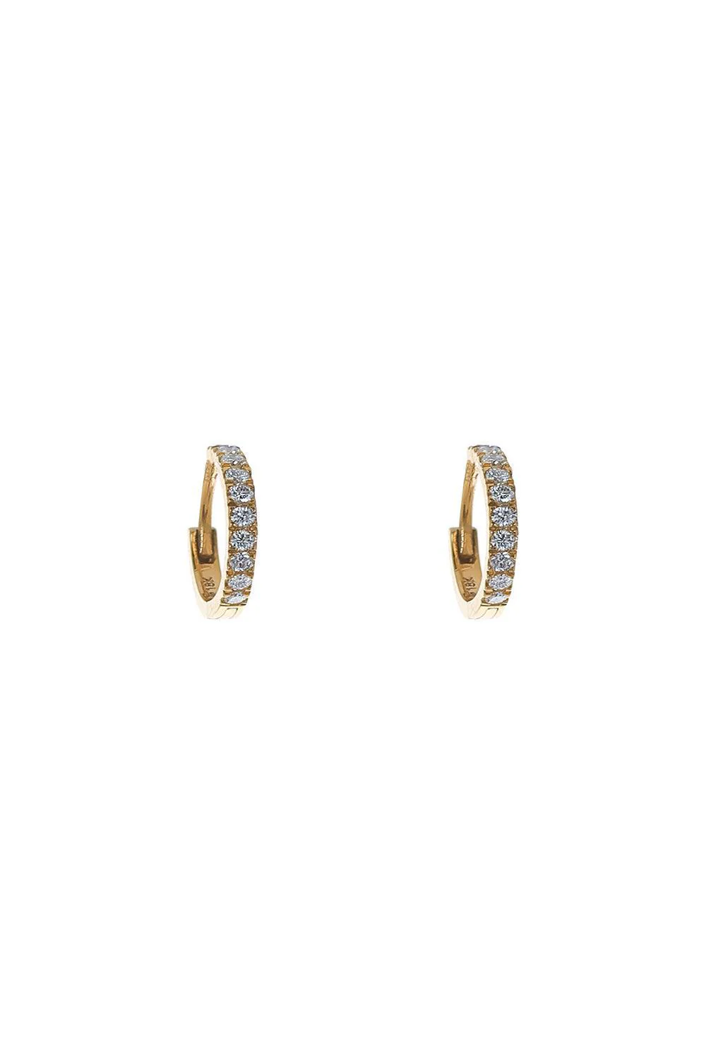 Linear Huggie Earrings