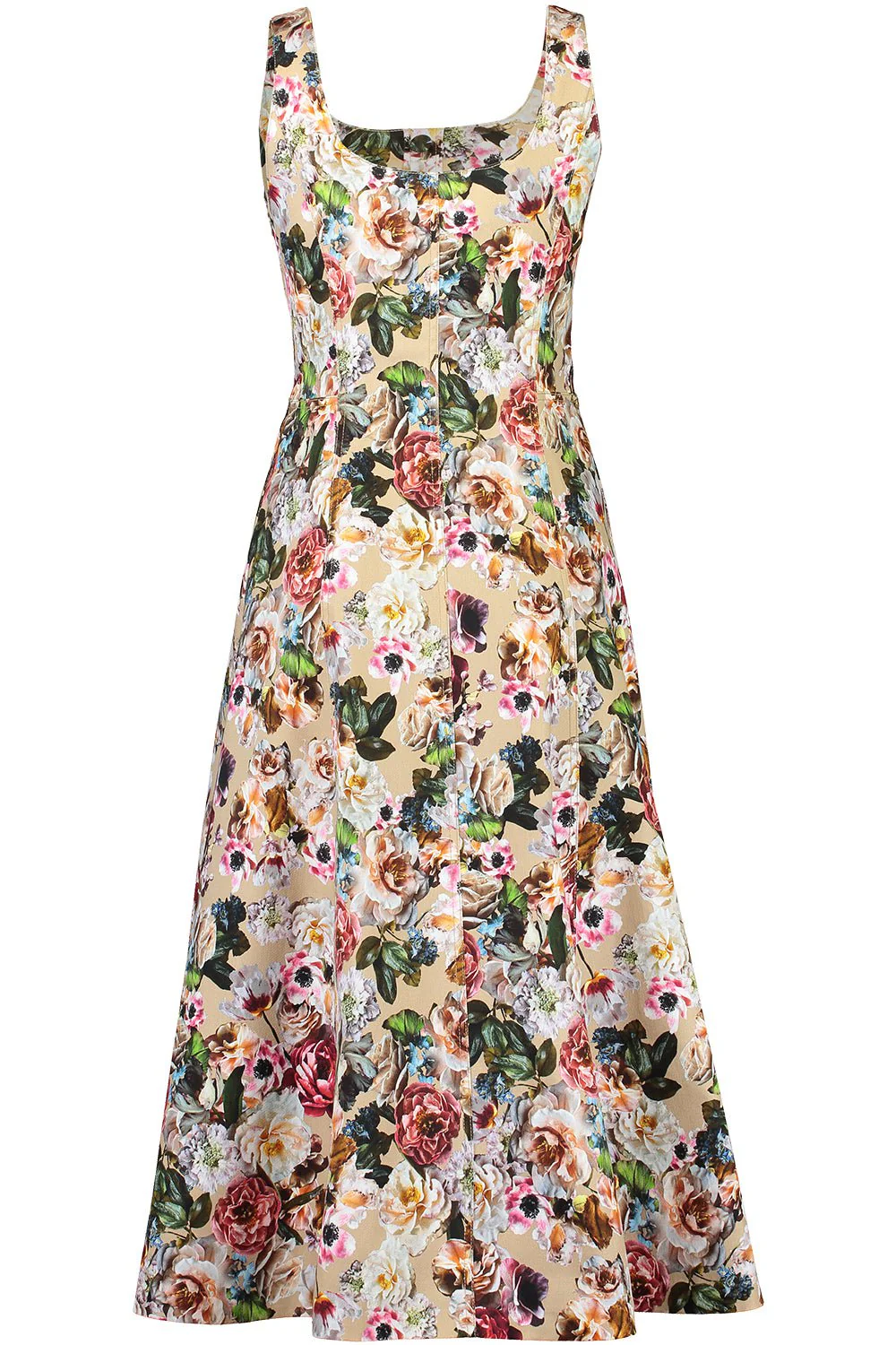 Amelia Dress - Khaki Floral - Image 6