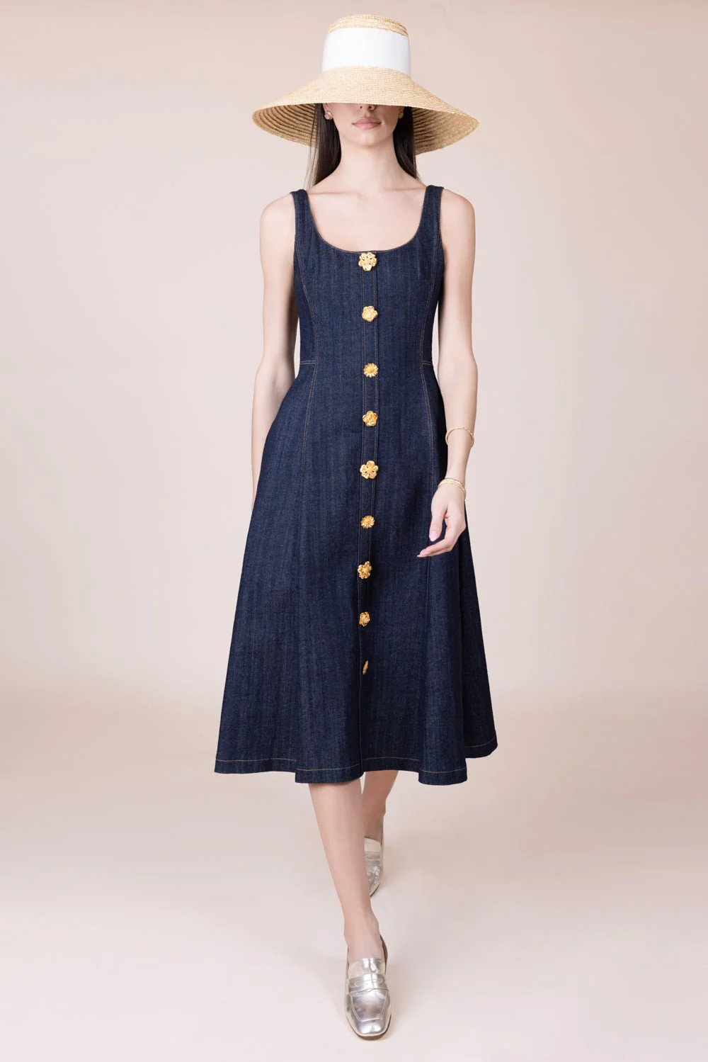 Button Placket Dress - Image 4
