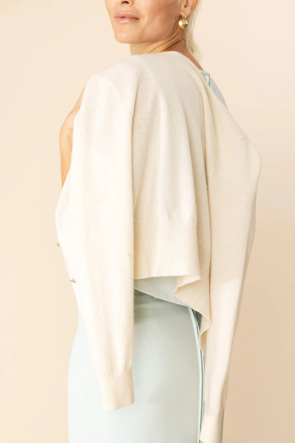 Cruz Cardigan - Ivory - Image 4