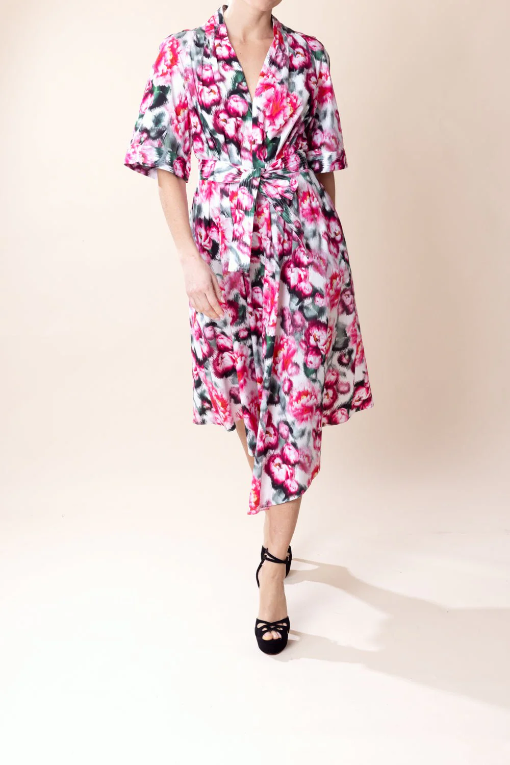 Printed Asym Dress - Image 6