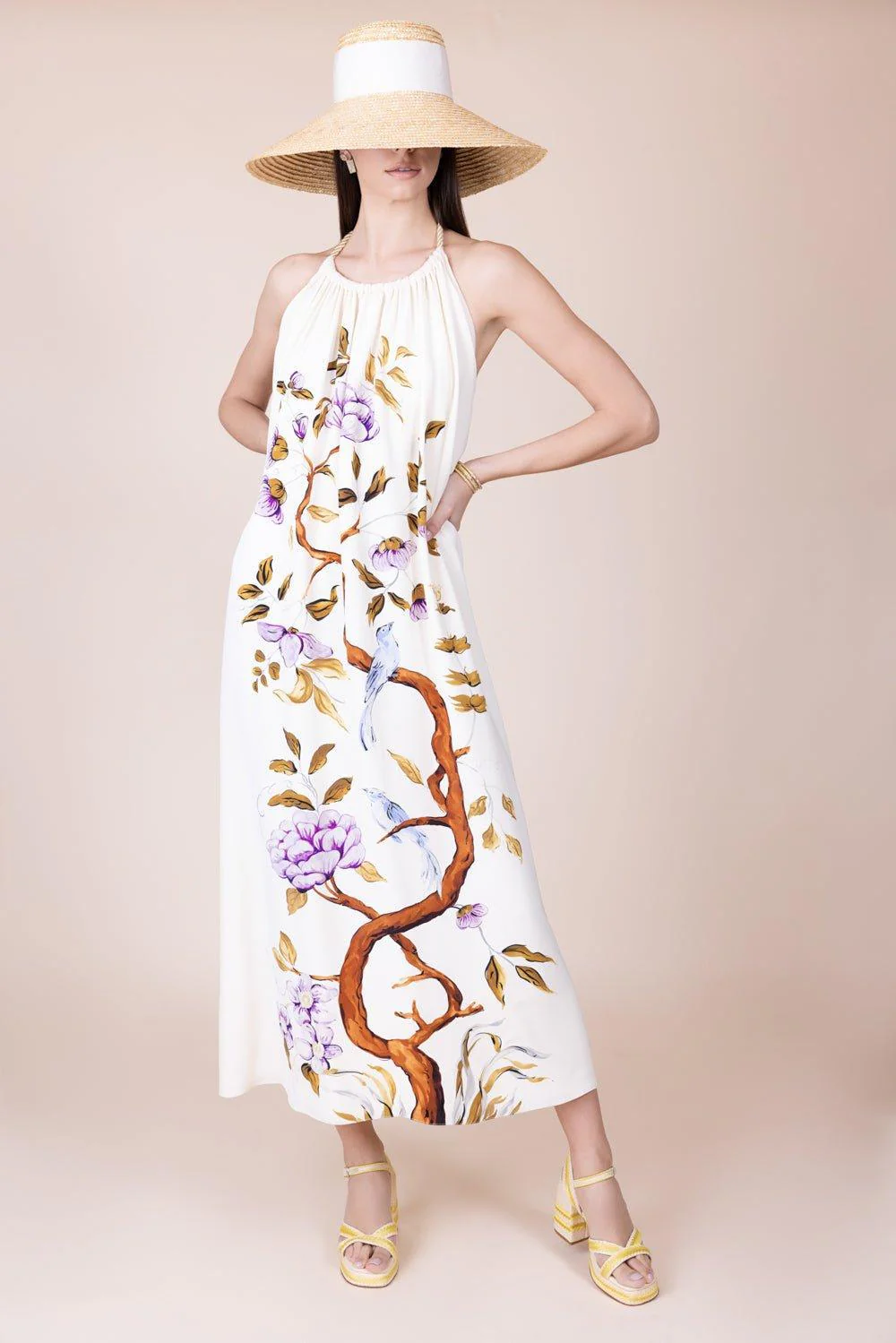 Printed Halter Dress - Image 2