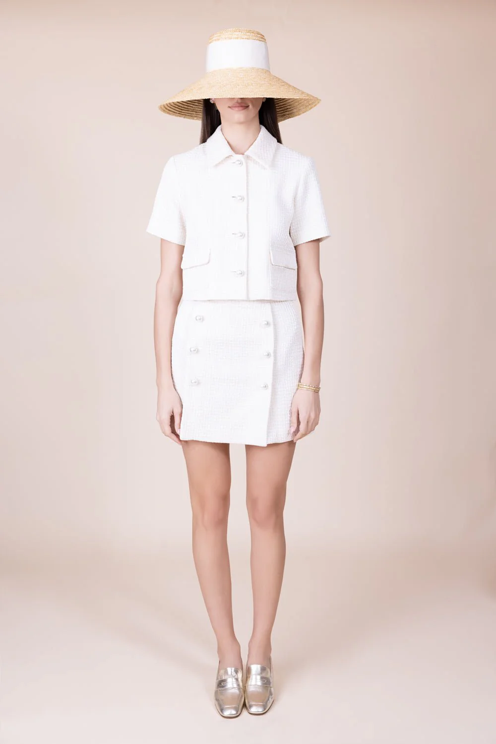 Short Tweed Skirt - Image 3