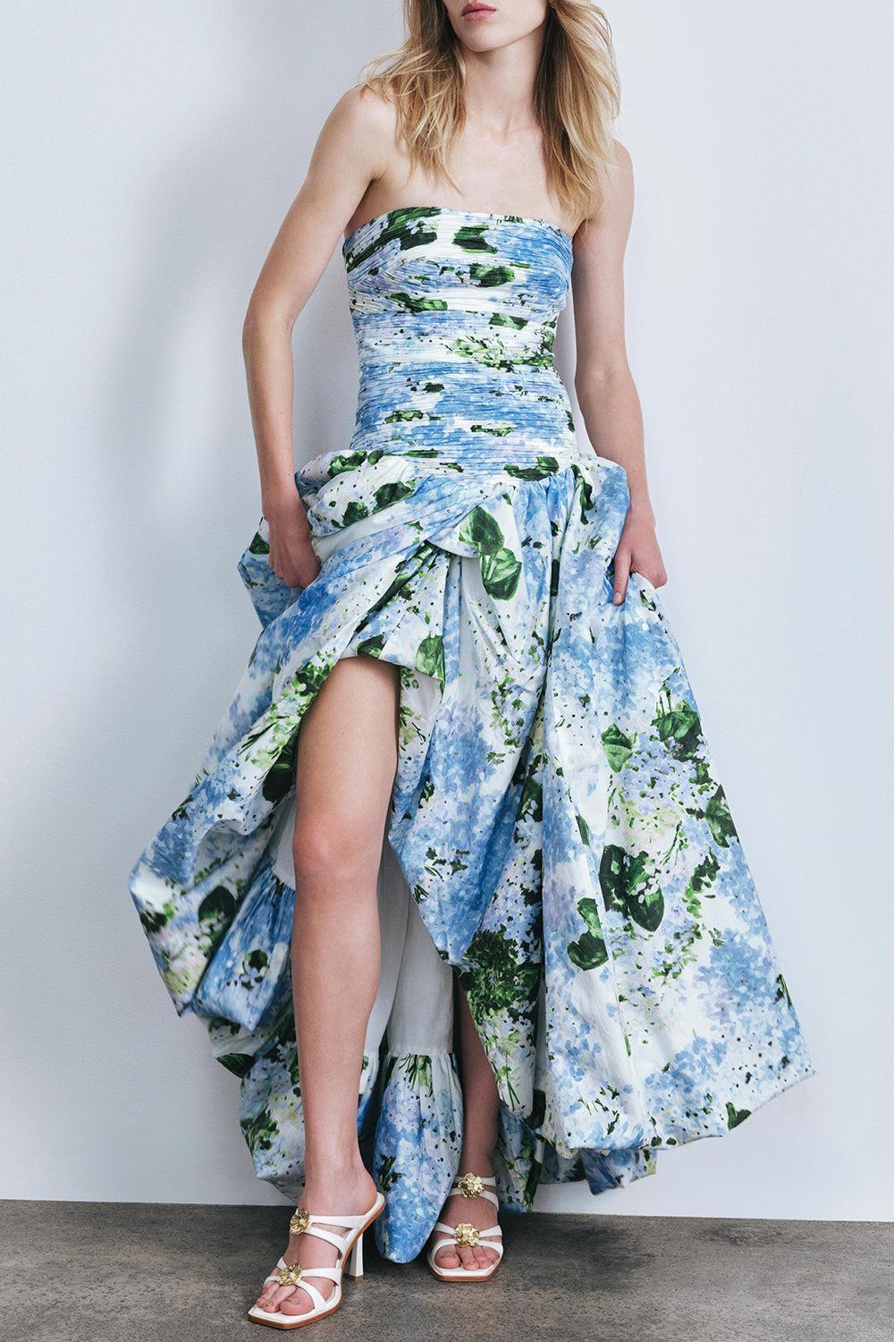 Behold Maxi Dress - Blue Hydrangea - Image 2