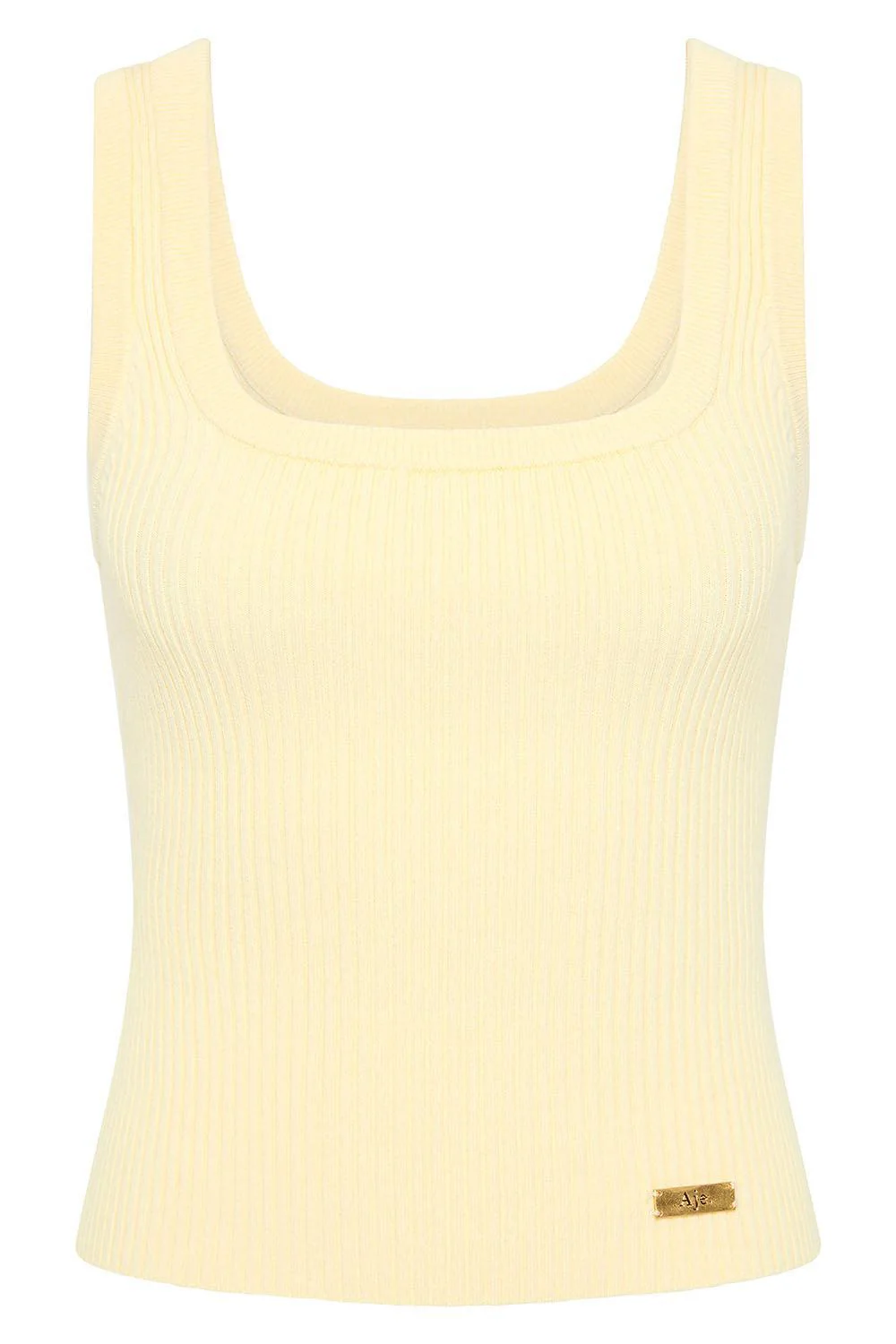 Bronte Tank - Faded Lemon