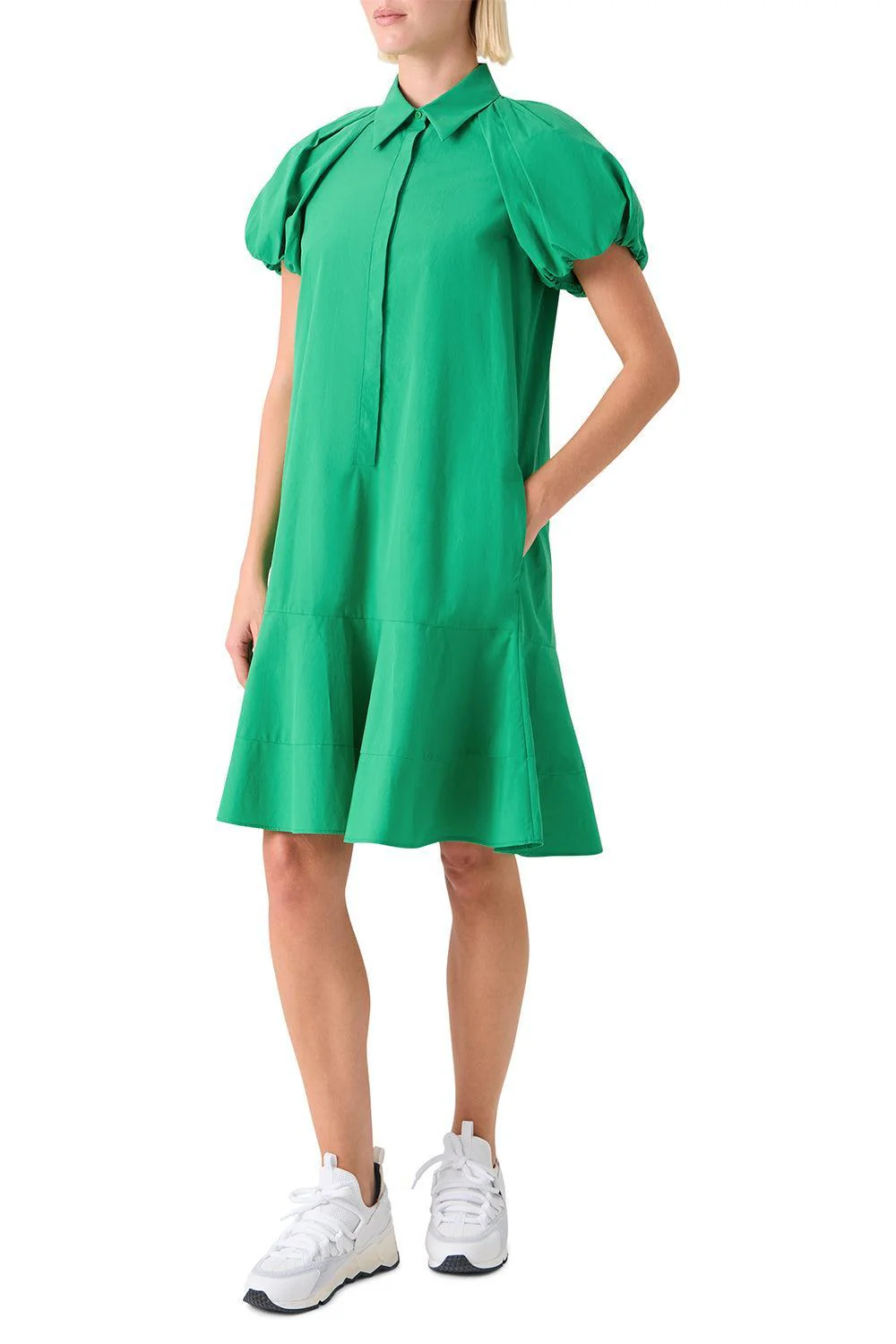 Drop Waist Bubble Sleeveless Dress - Image 4