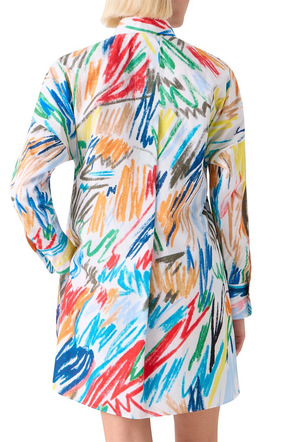 Long Sleeve Sribble Blouse - Image 6