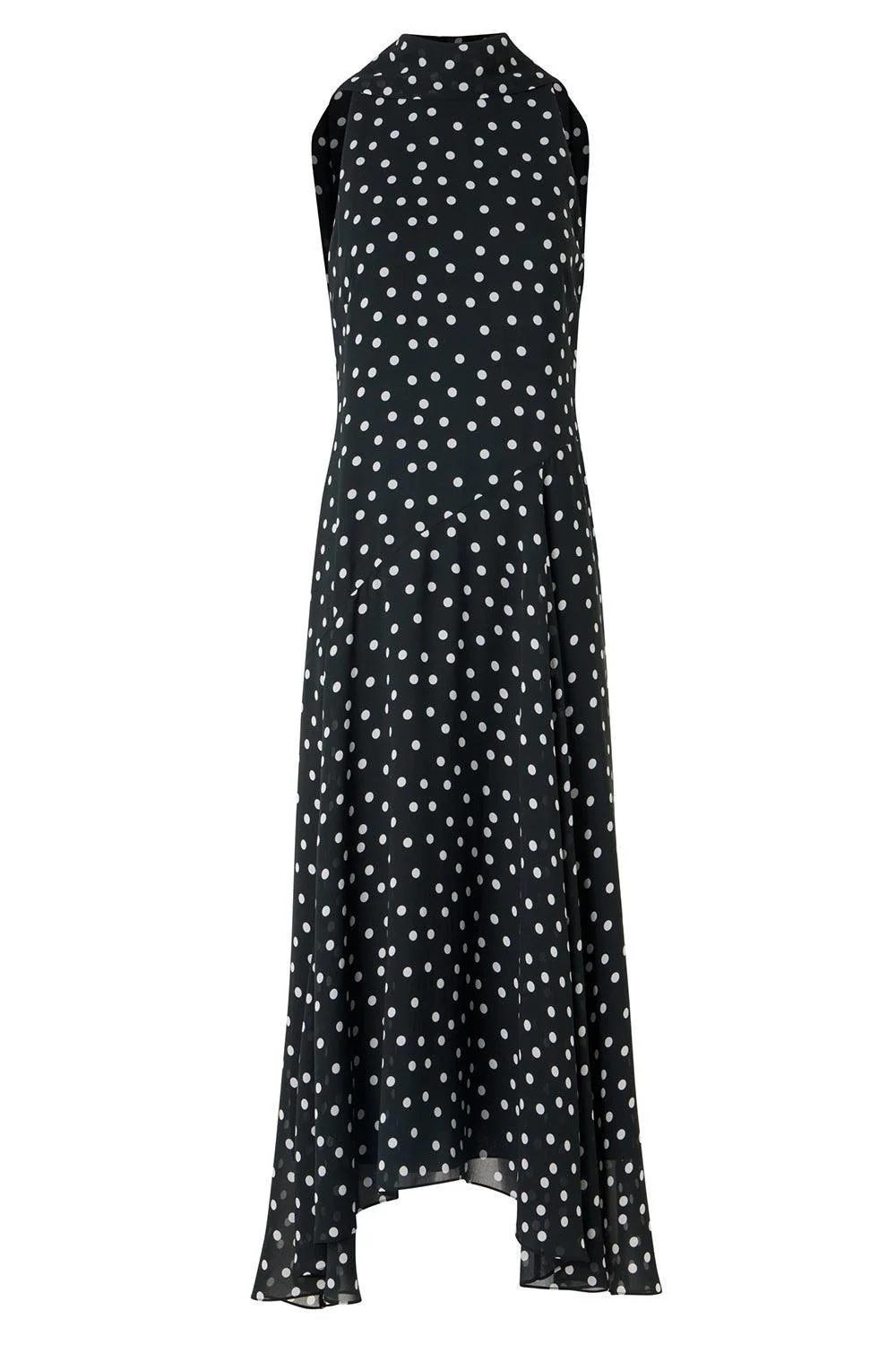 Mock Neck Midi Dress