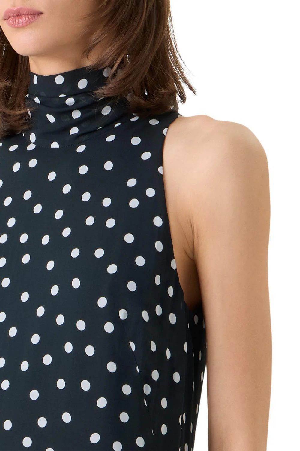 Mock Neck Midi Dress - Image 3