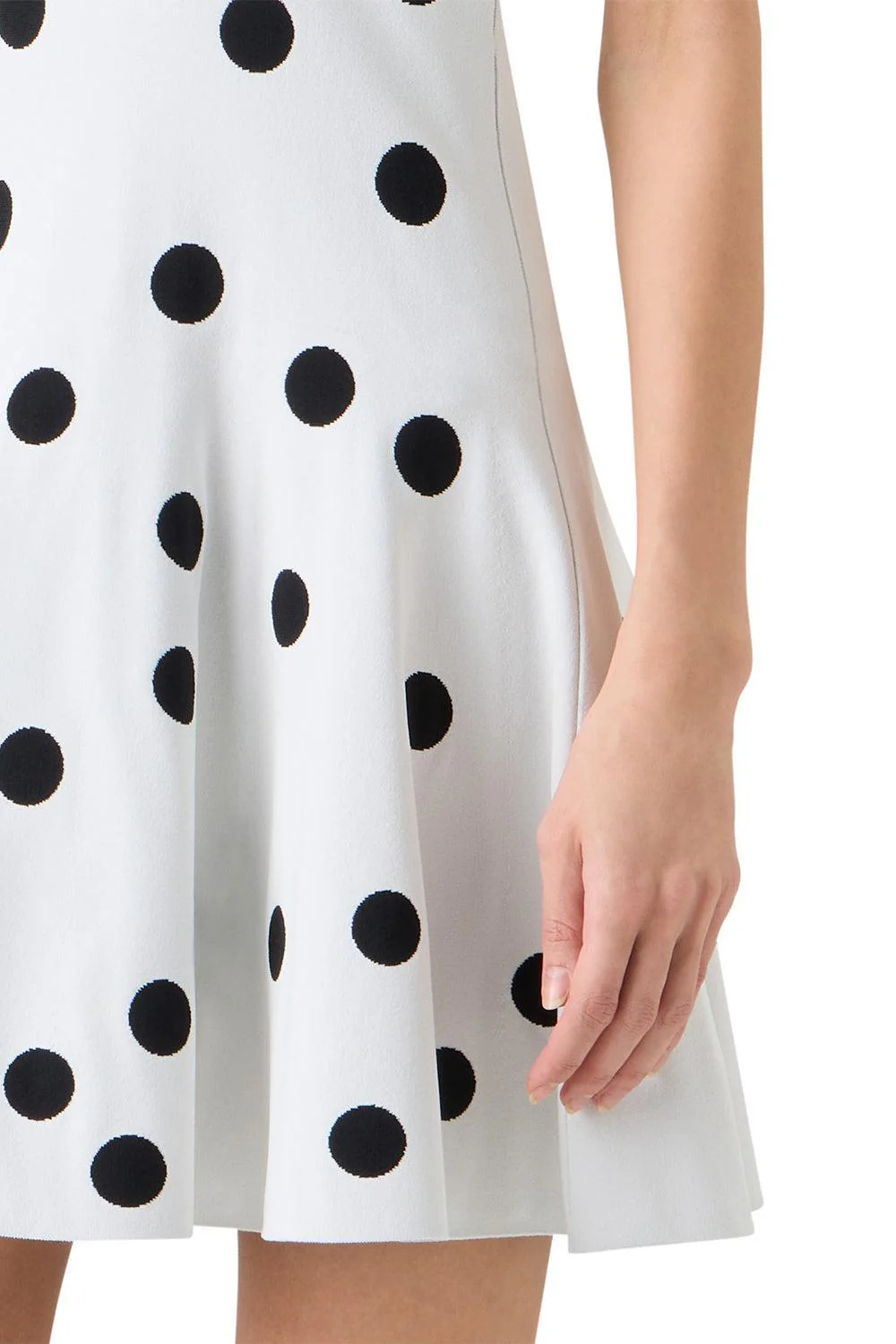 Sleeveless Knit Flare Dress - Image 3