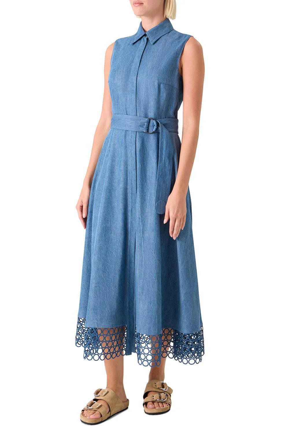 Sleeveless Midi Dress - Image 3