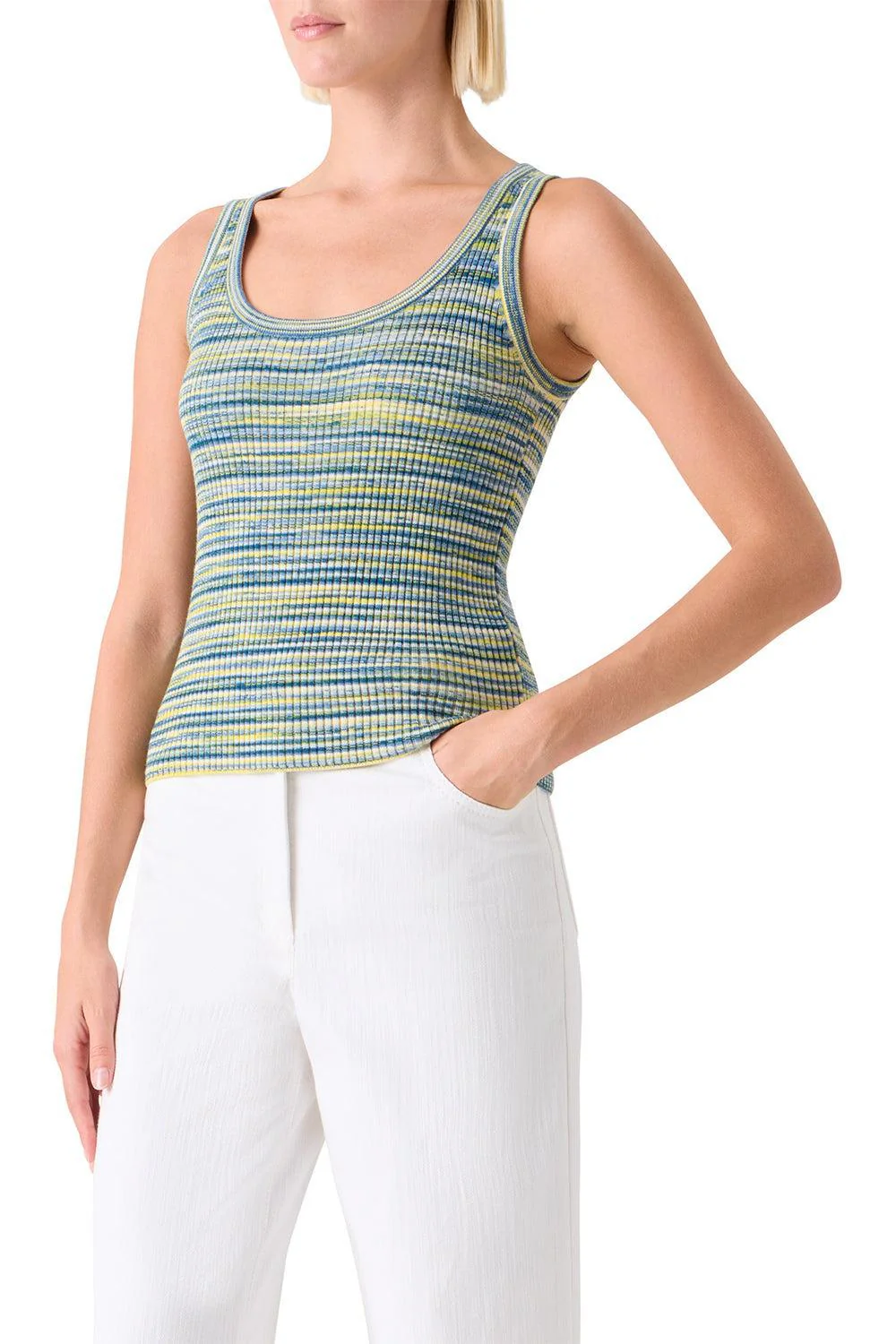 Sleeveless Space Dye Top - Image 3