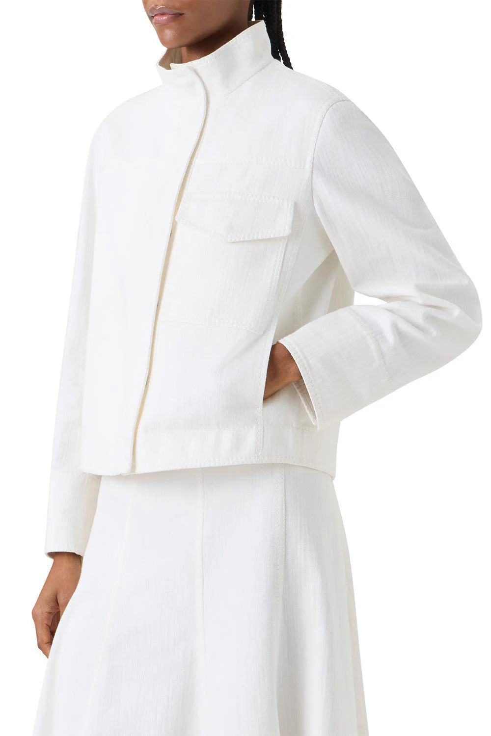 Zip Front Pocket Jacket - Image 3