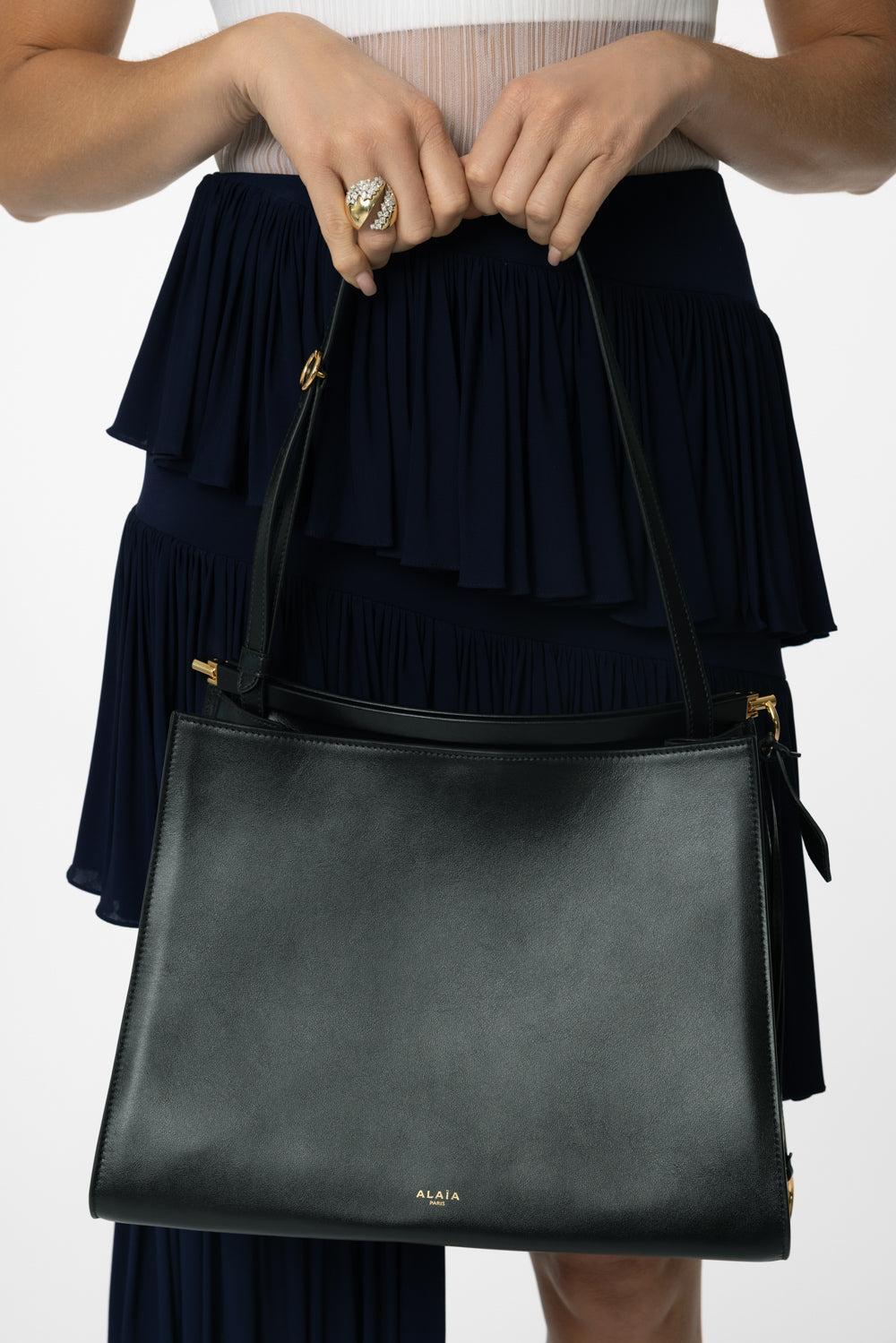 Large Le Click East West Bag - Black - Image 3