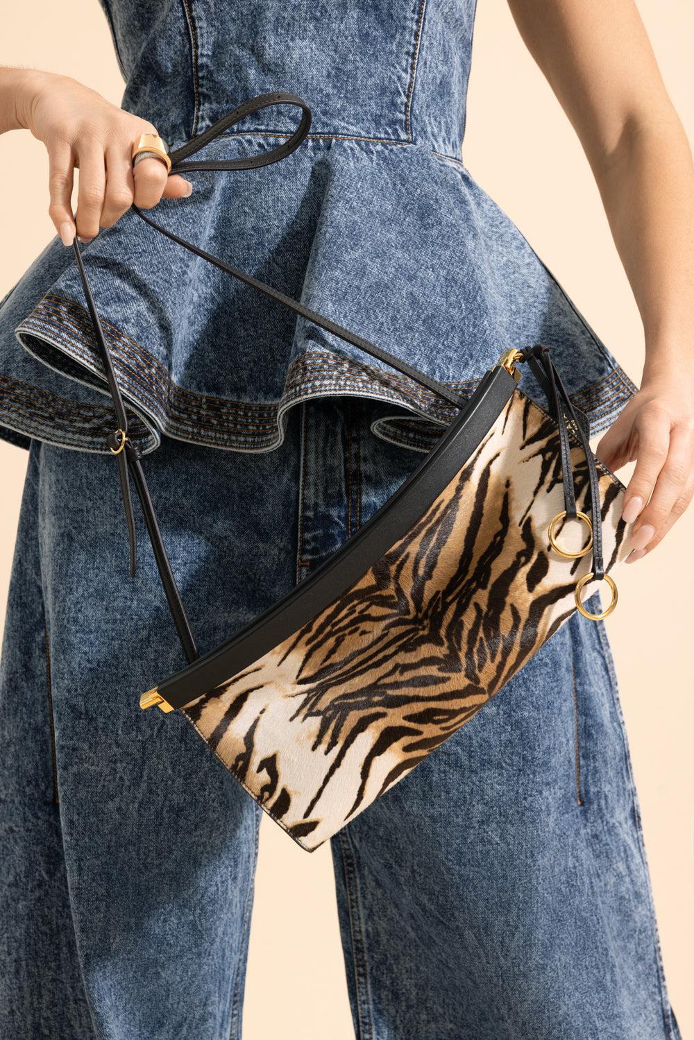 Le Click East West Medium Bag - Natural - Image 3