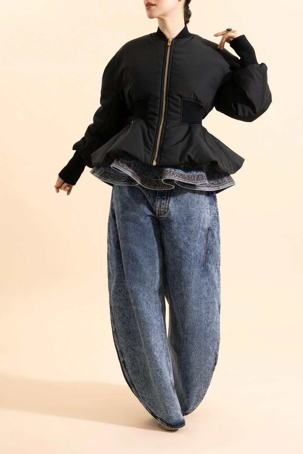 Peplum Bomber - Image 4