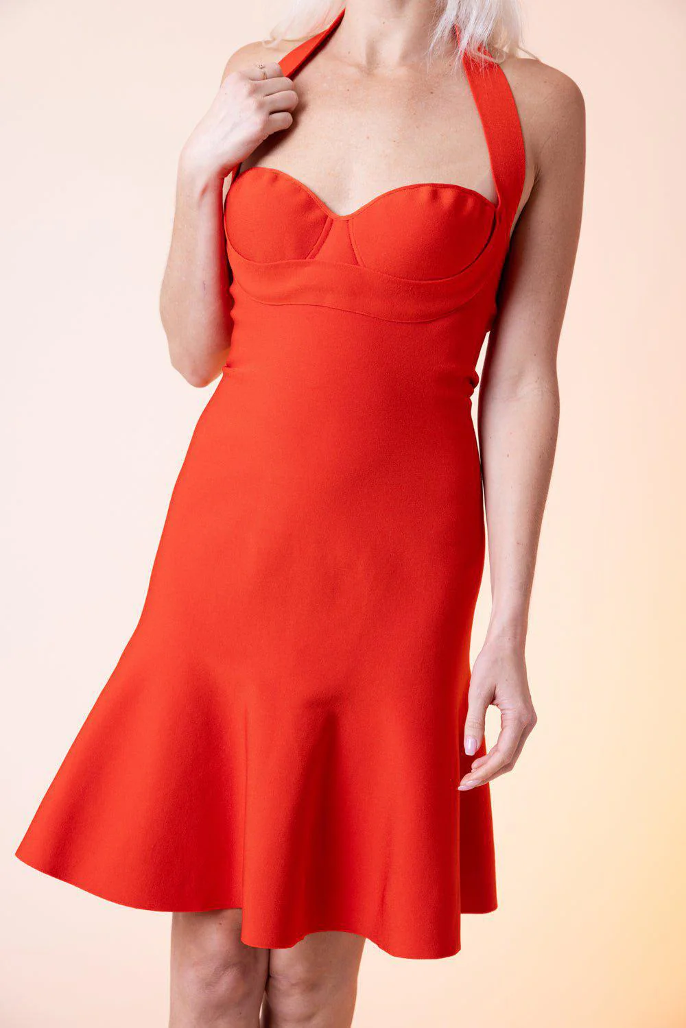 Halterneck Mini Dress - Image 3