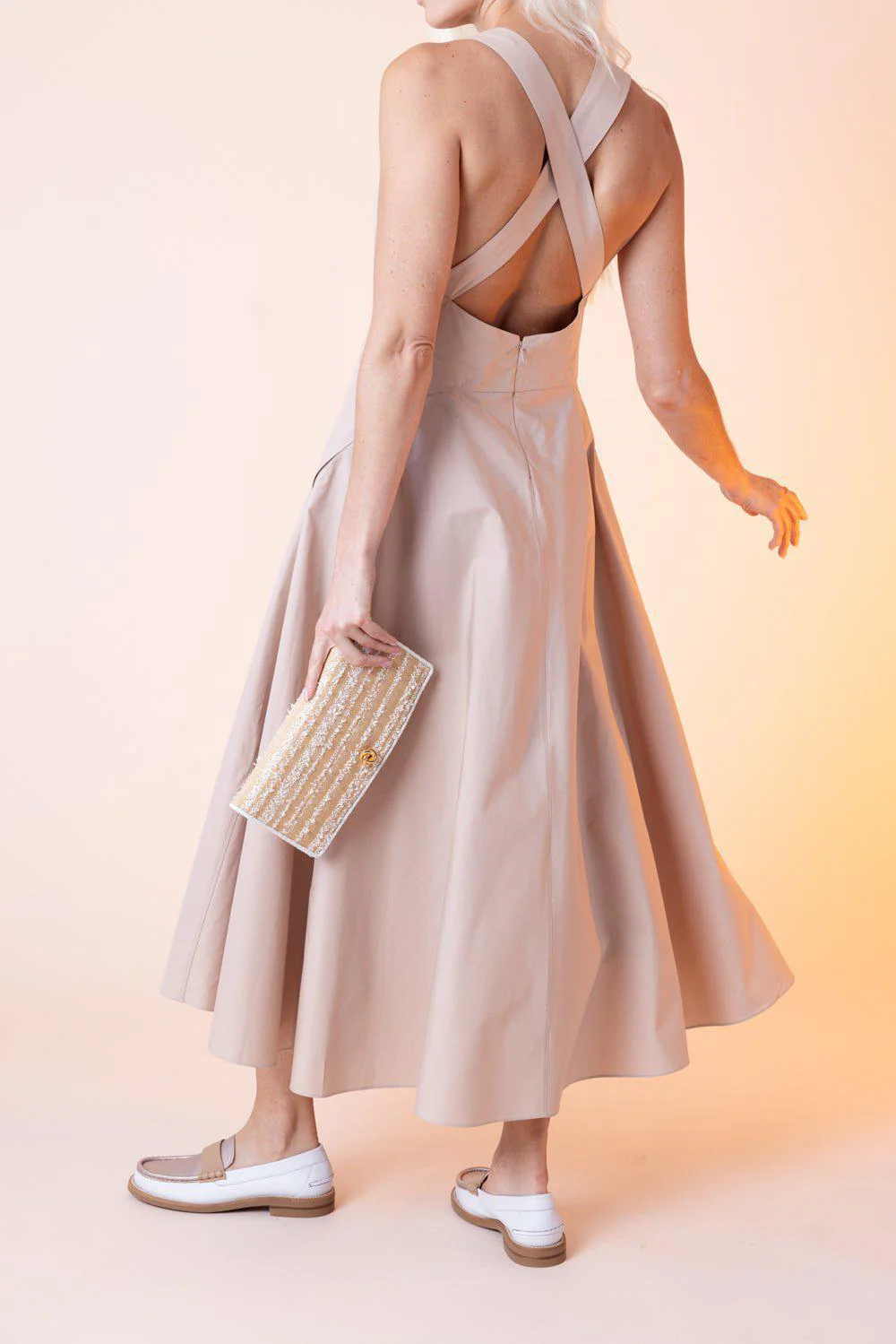 Vneck Crossback Dress - Image 4