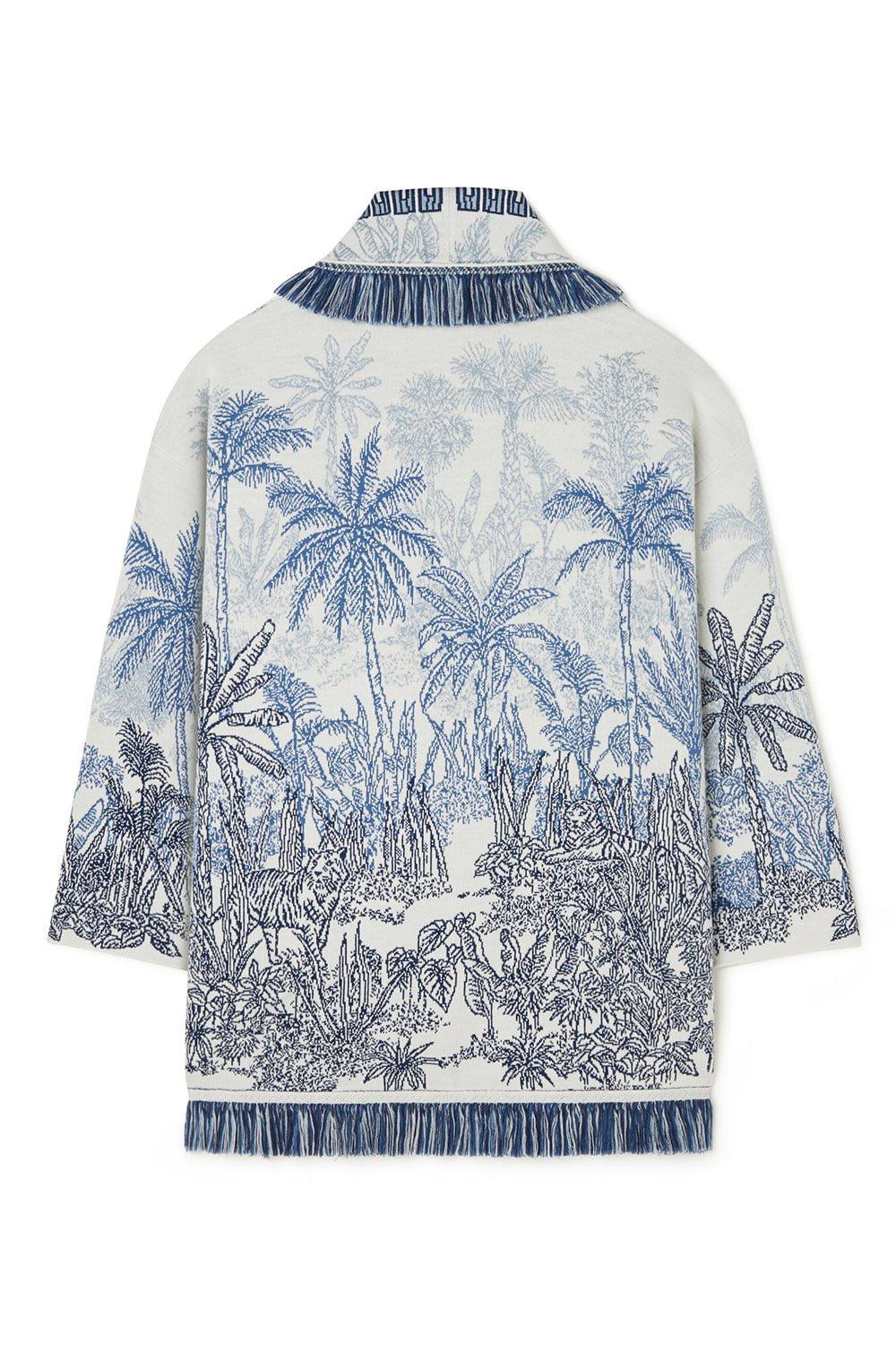 Jungle Toile De Jouy Cardigan - Image 4