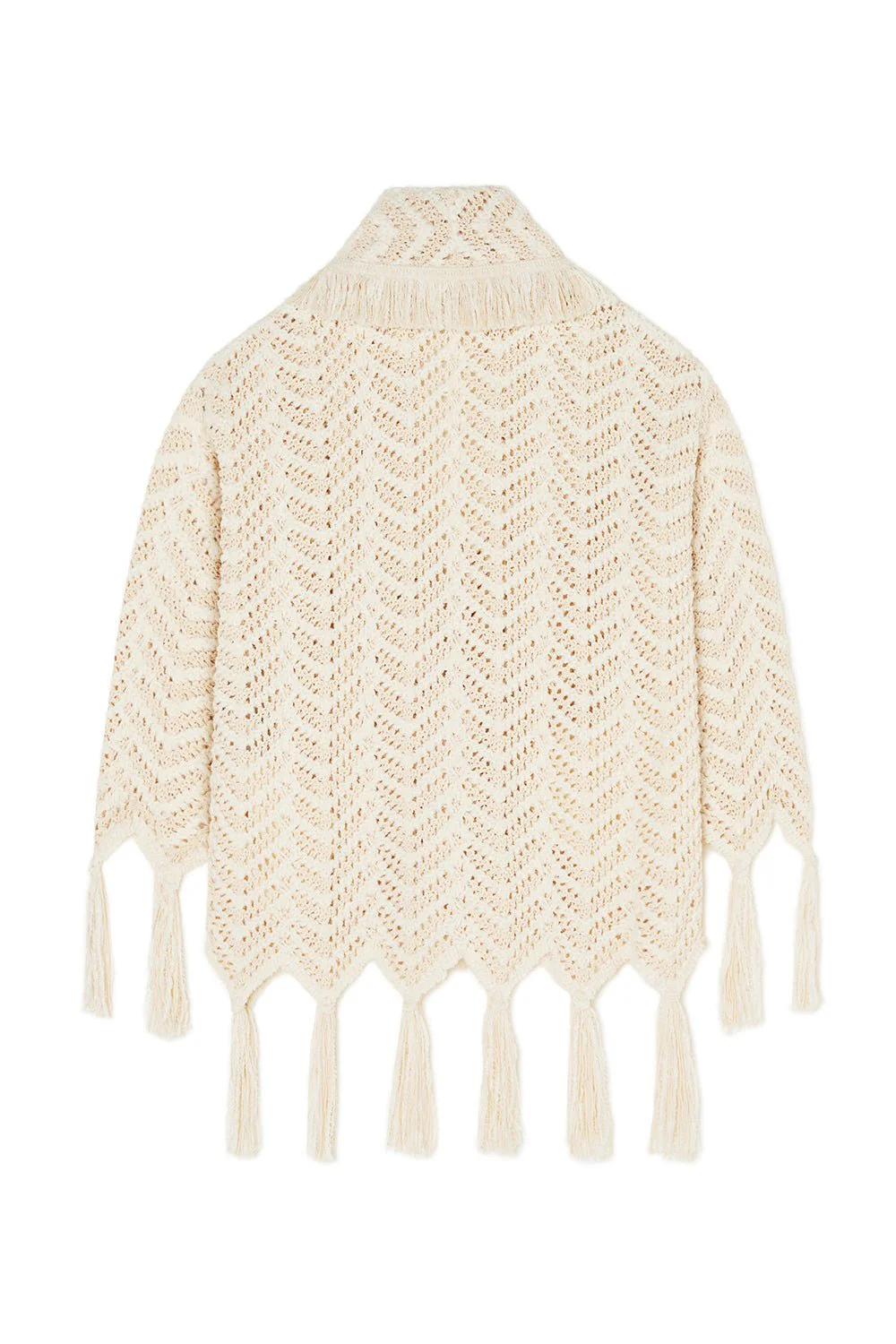 Natural Chevron Cardigan - Image 4