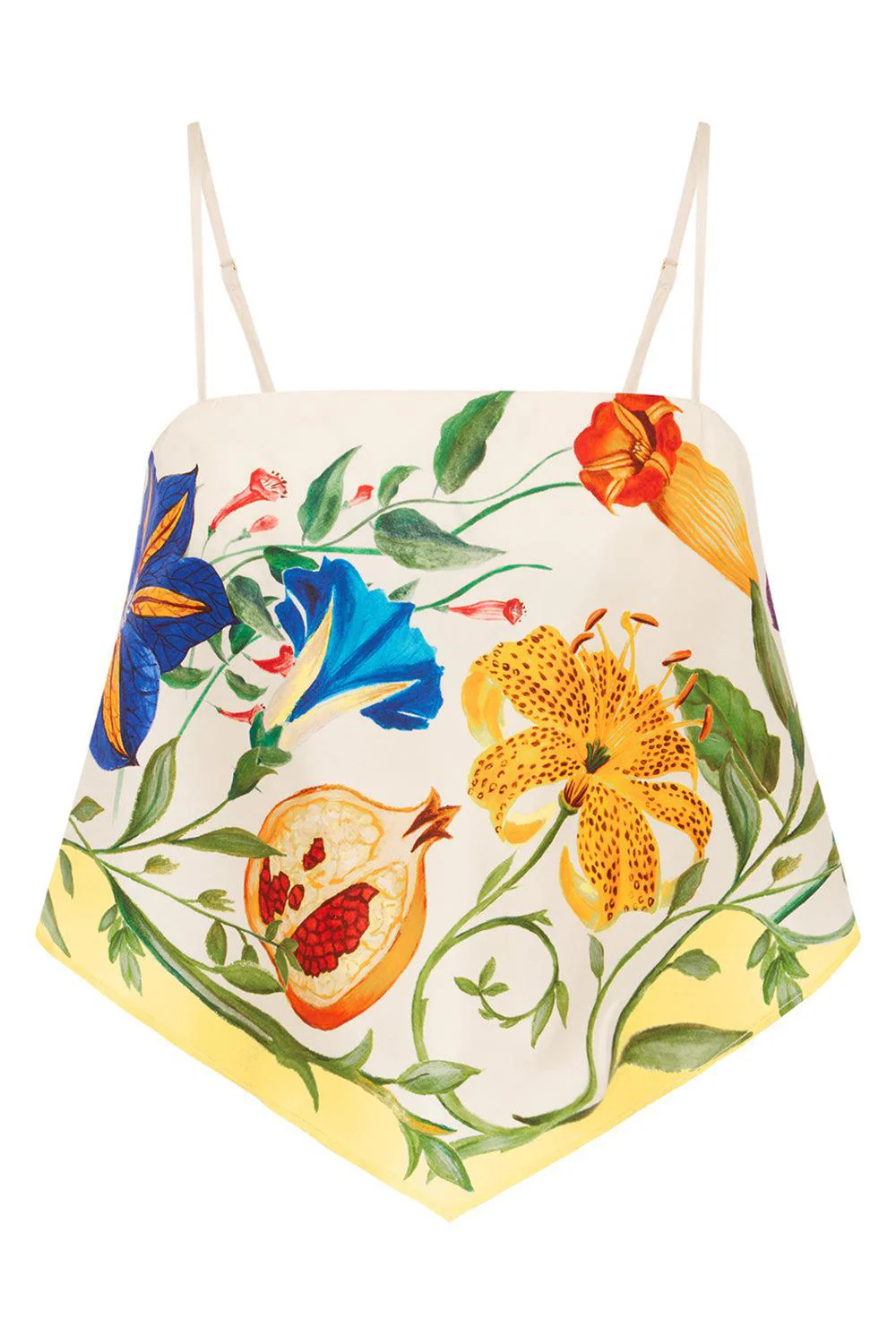 Flores Scarf Top