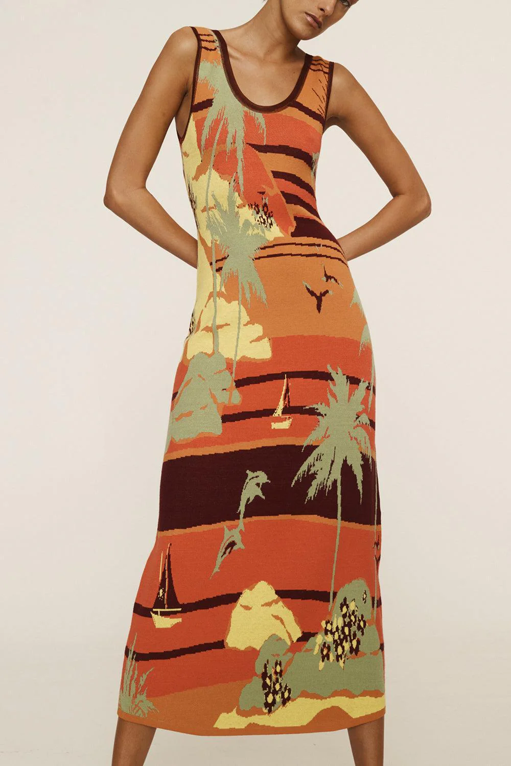 Palm Island Midi Dress - Image 2