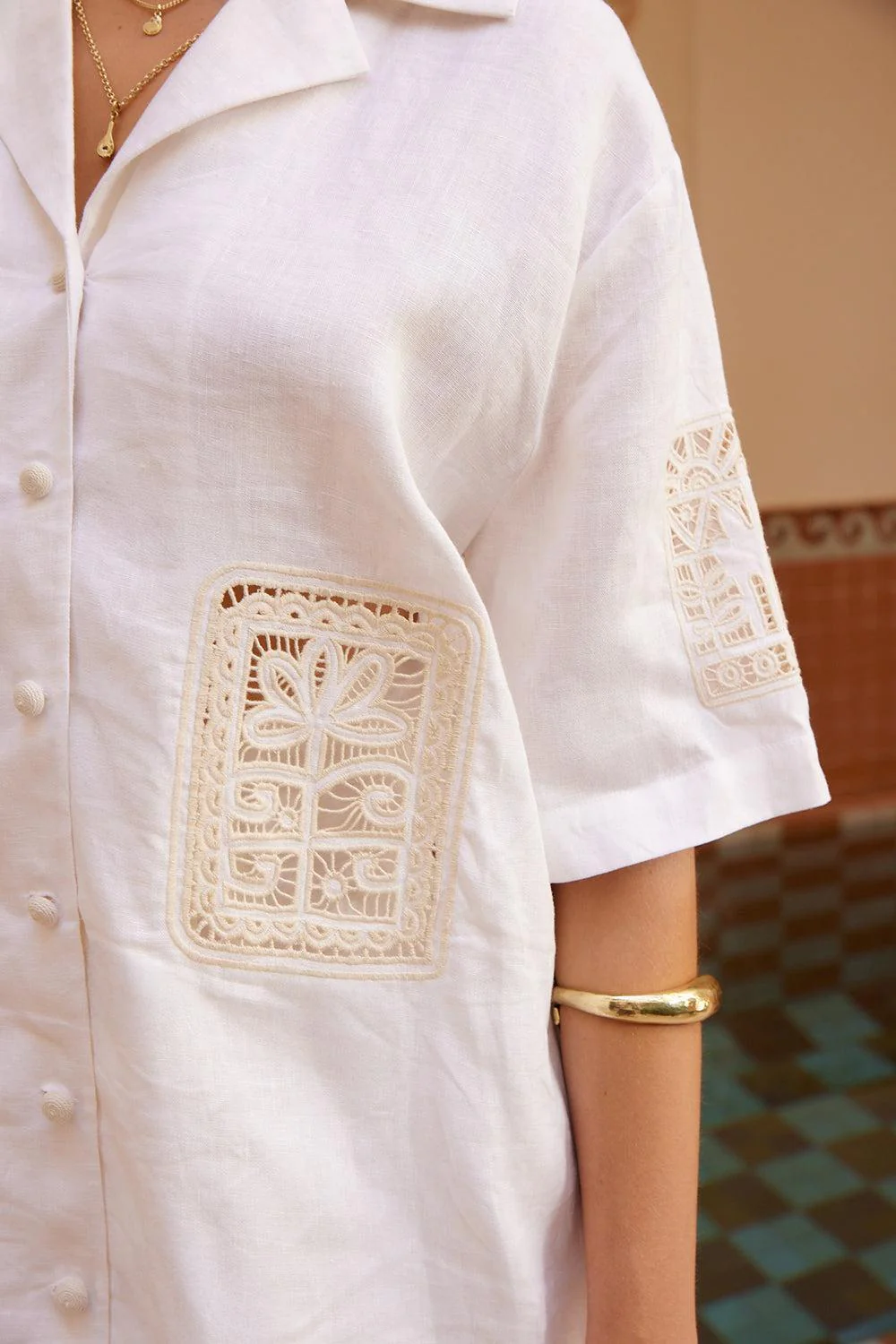 Rosemary Embroidered Shirt - Image 4