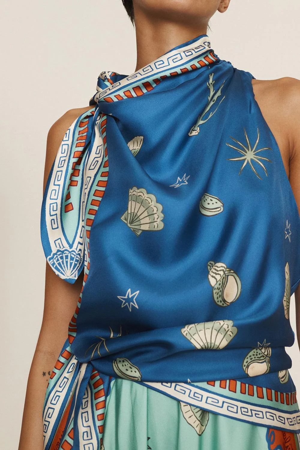 Surrealist Summer Scarf Dress - Image 3