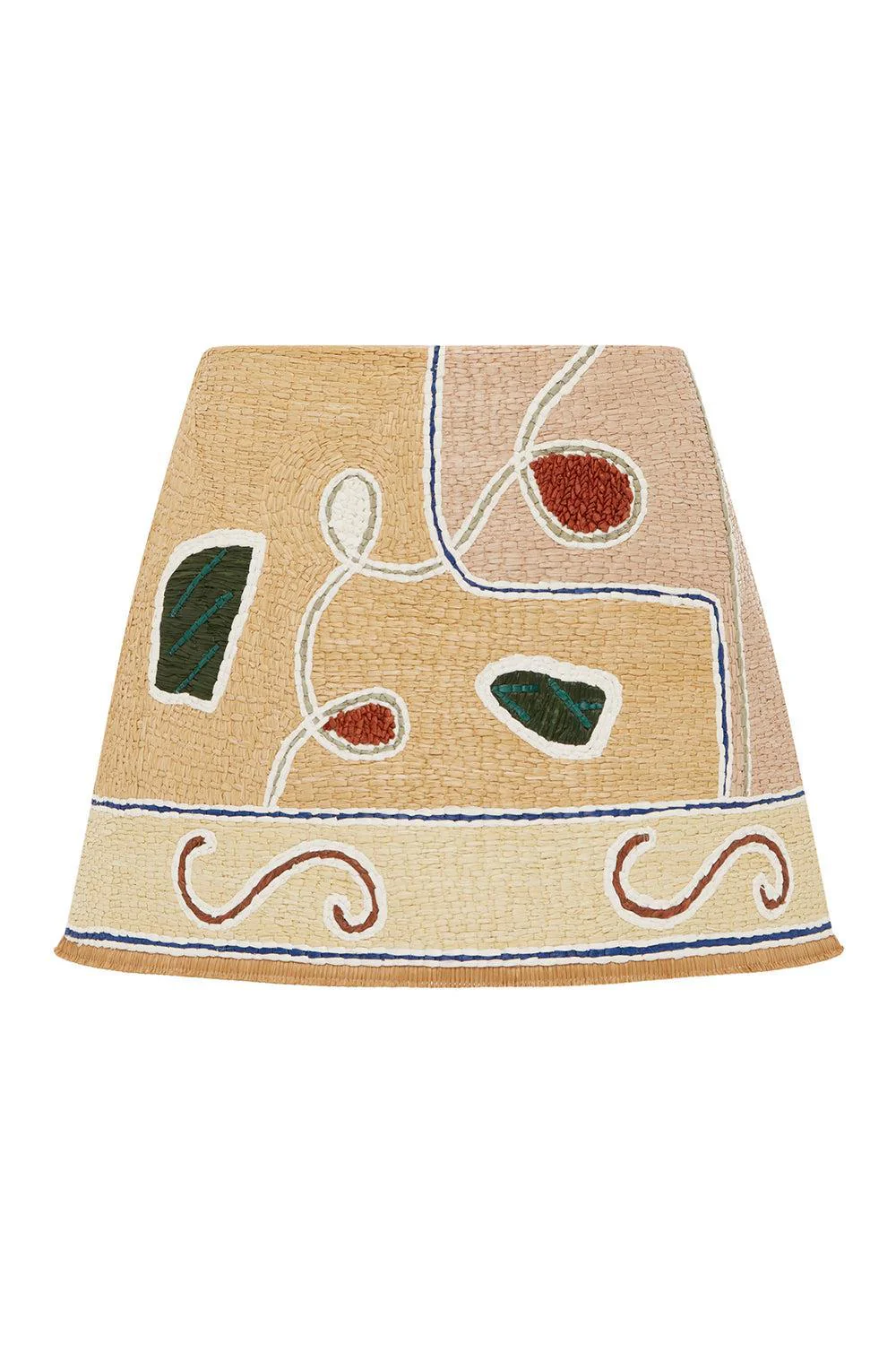 Velora Raffia Skirt