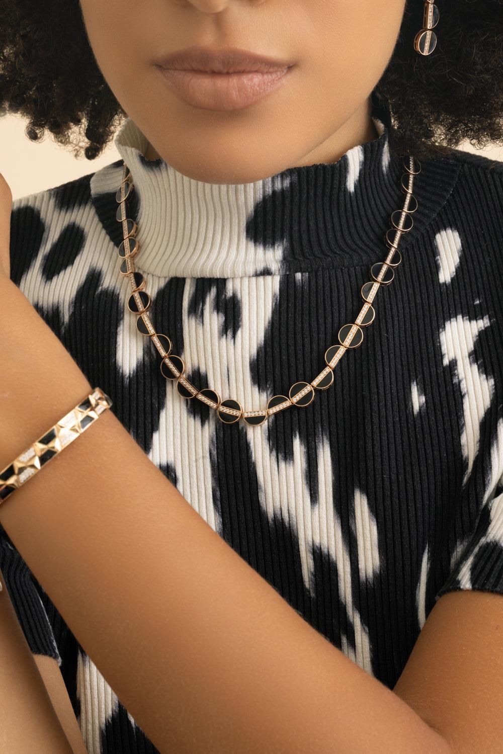 Diamond Enamel Elixer Necklace - Image 4