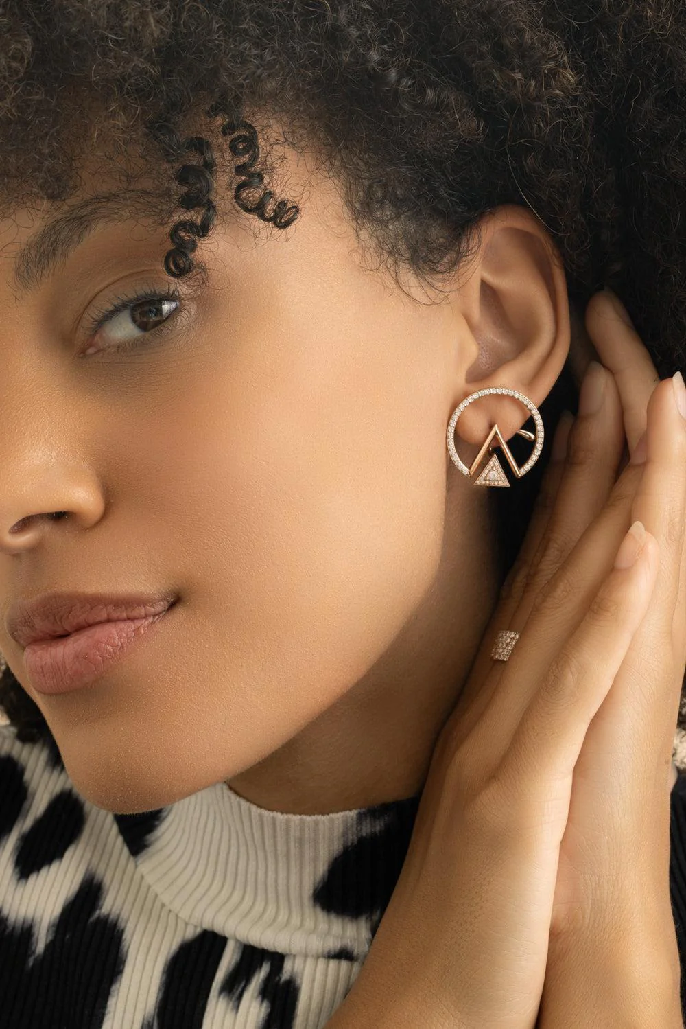 Duality Triangle Earrings - Image 3