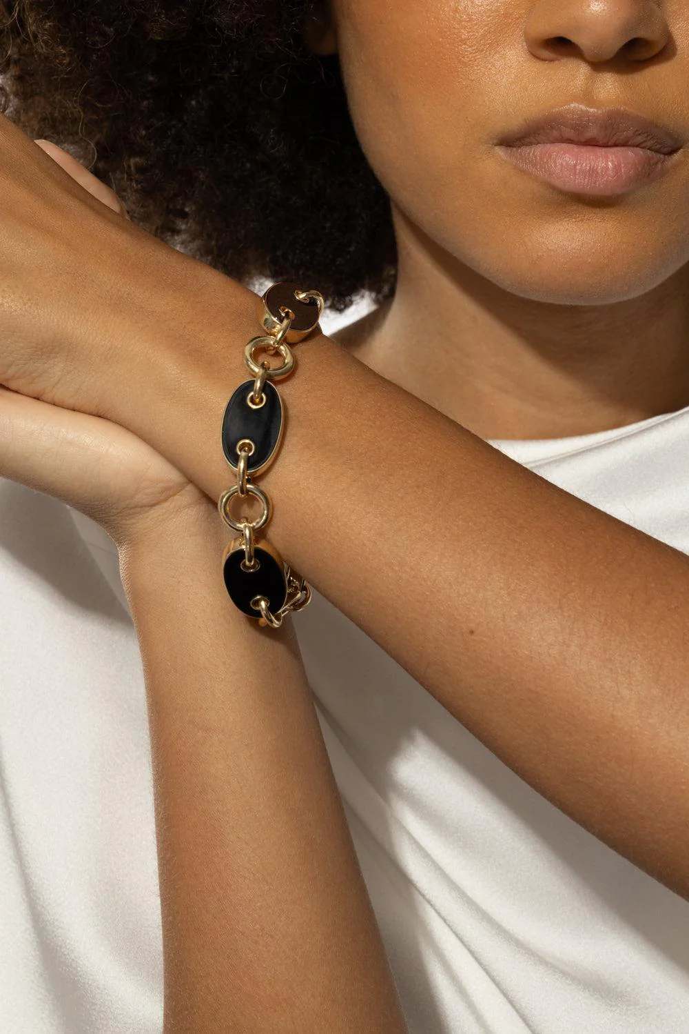 Black Onyx Costa Link Bracelet - Image 3