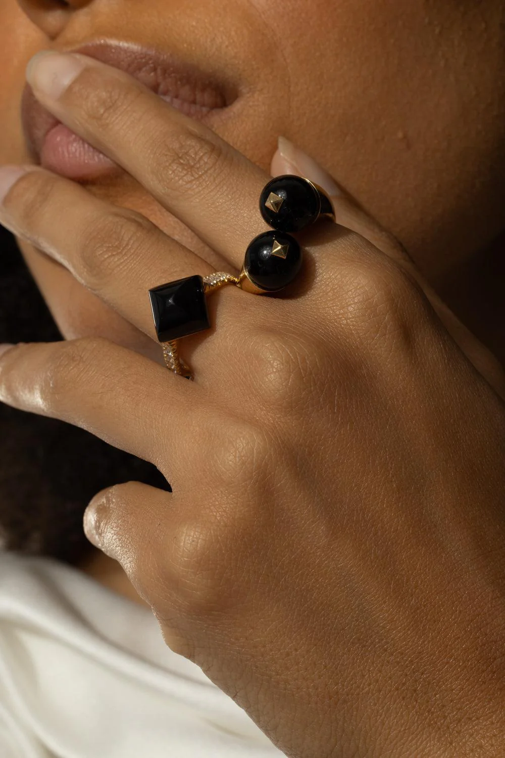 Black Onyx Gemini Ring - Image 3