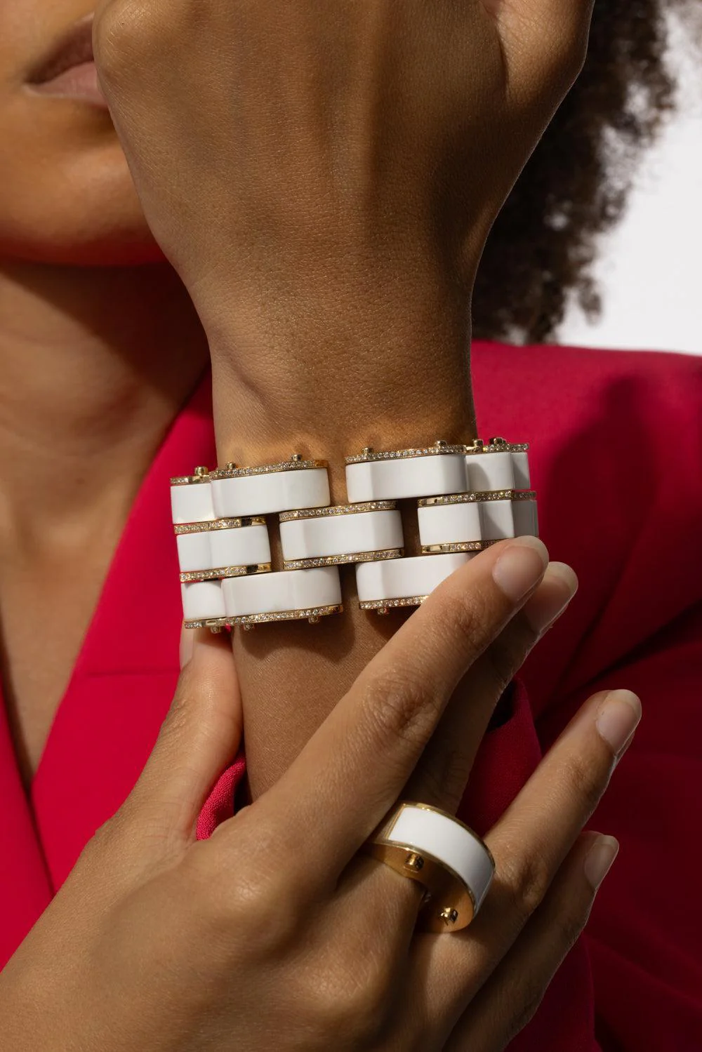 Carved Cocolon Ondina Diamond Edge Bracelet - Image 5
