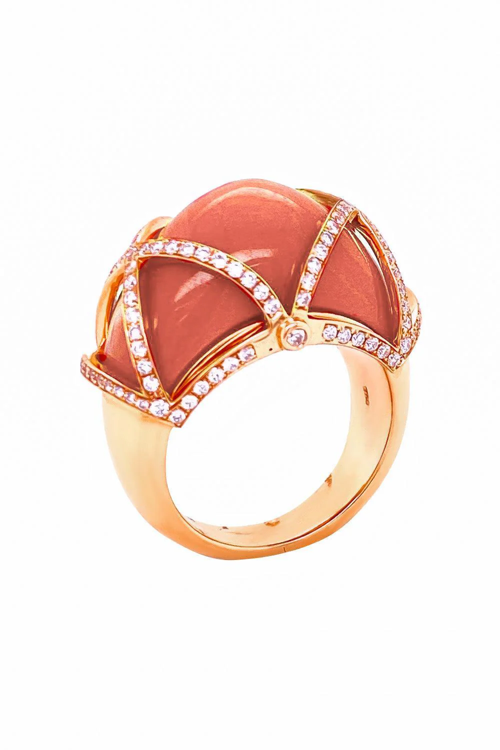Coral Diamond Incanto Ring