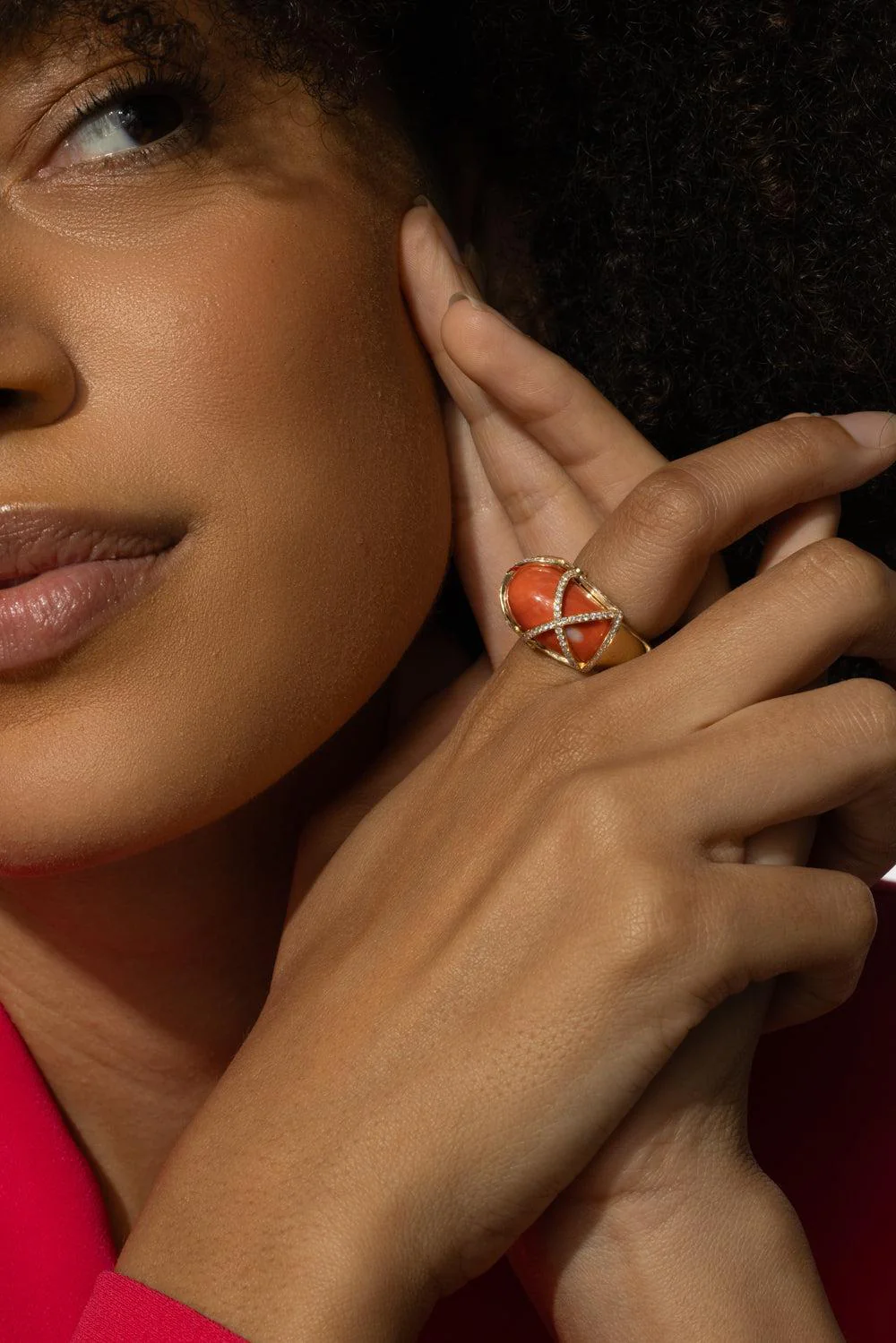 Coral Diamond Incanto Ring - Image 4