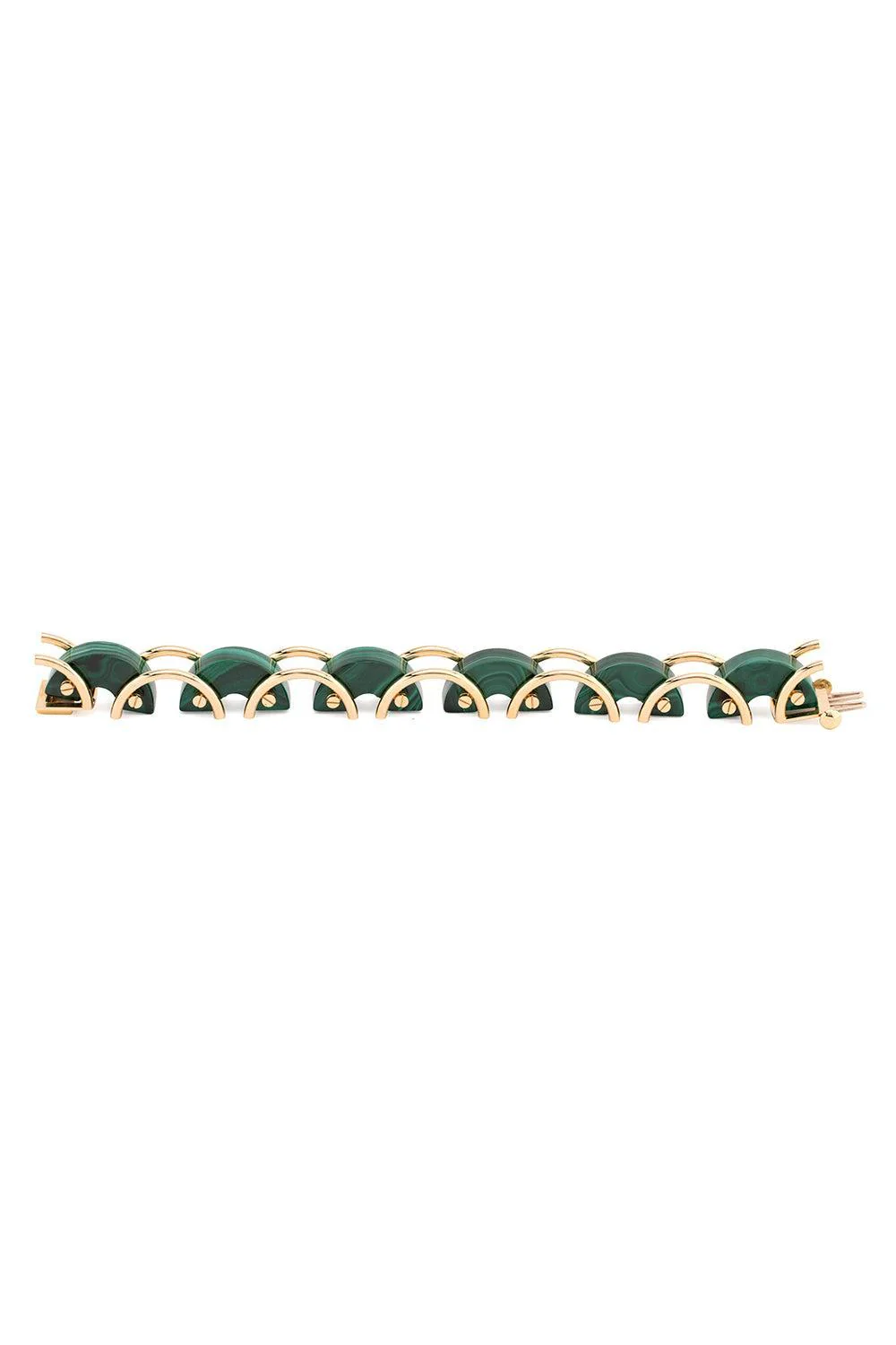 Malachite Luna Curve Bracelet