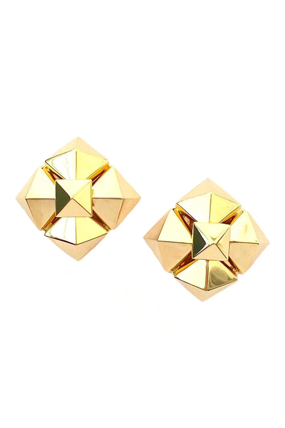 Mini Piramide Cluster Earrings
