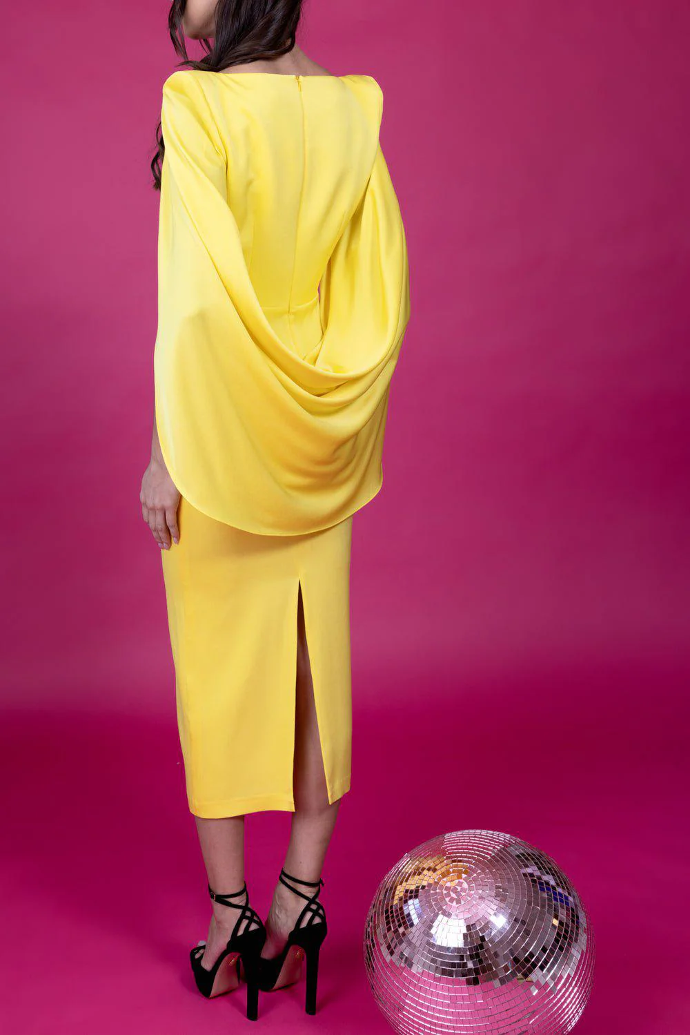 Portrait Cape Dress - Image 8