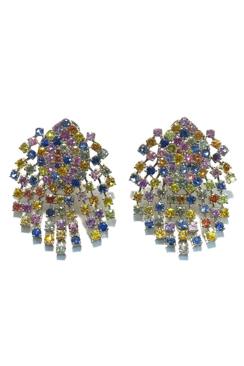 Mixed Sapphire Earrings