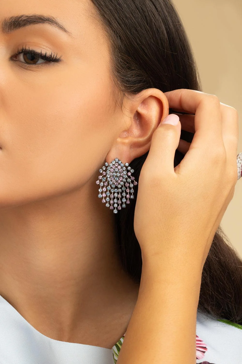 Pink Sapphire Earrings - Image 4