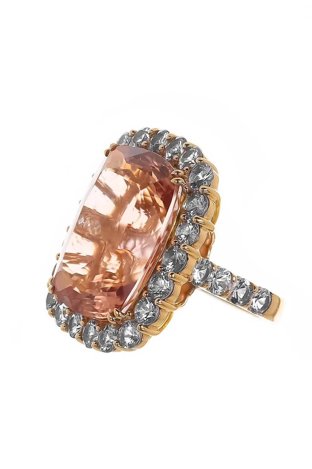 Sapphire Morganite Ring - Image 6