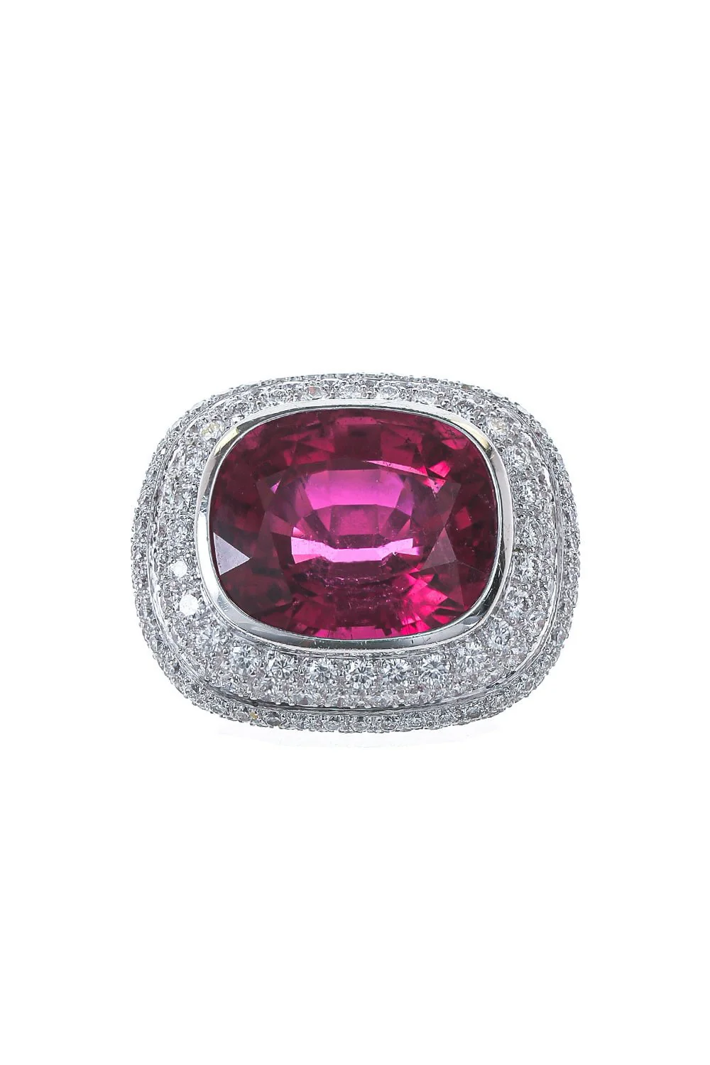 Tourmaline Diamond Ring