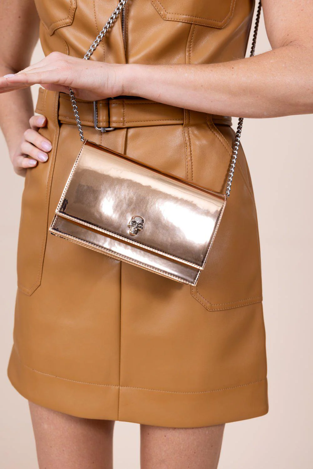 Small Skull Bag - Copper - Image 4