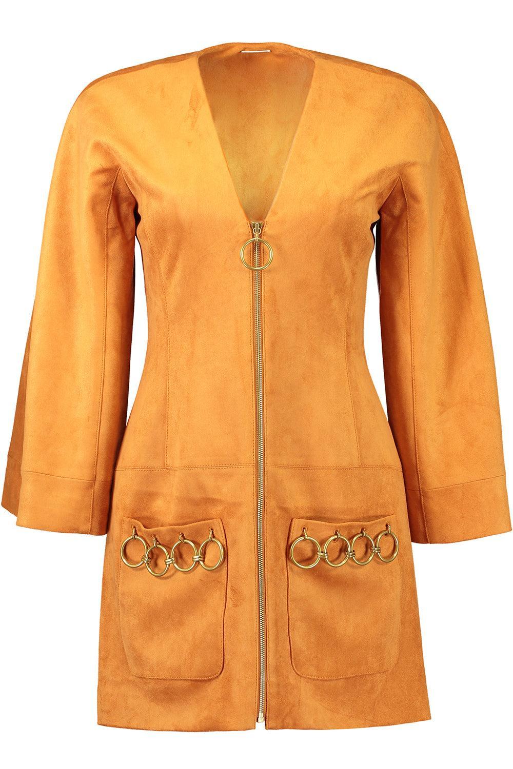 Anese Suede Mini Dress