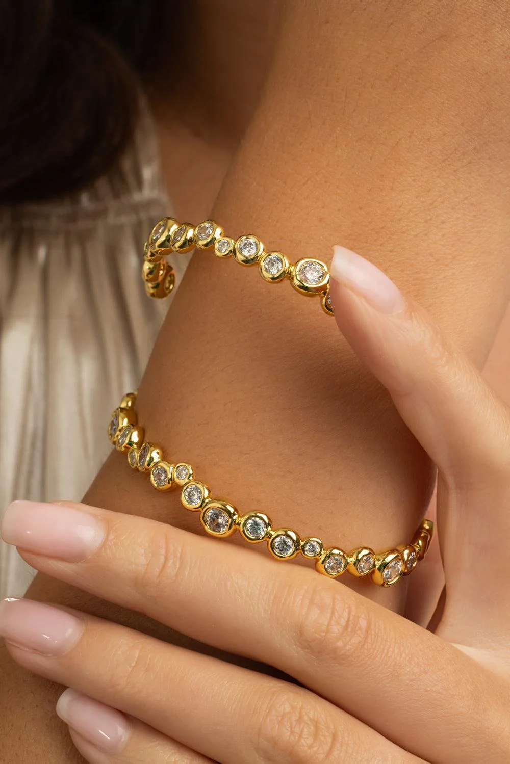 Asterales Skinny Cuff Bracelet - Image 4